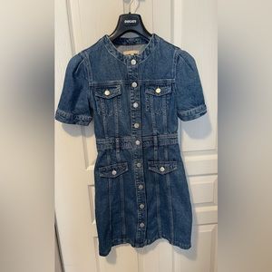 Maje denim dress size 2 (XS/S )